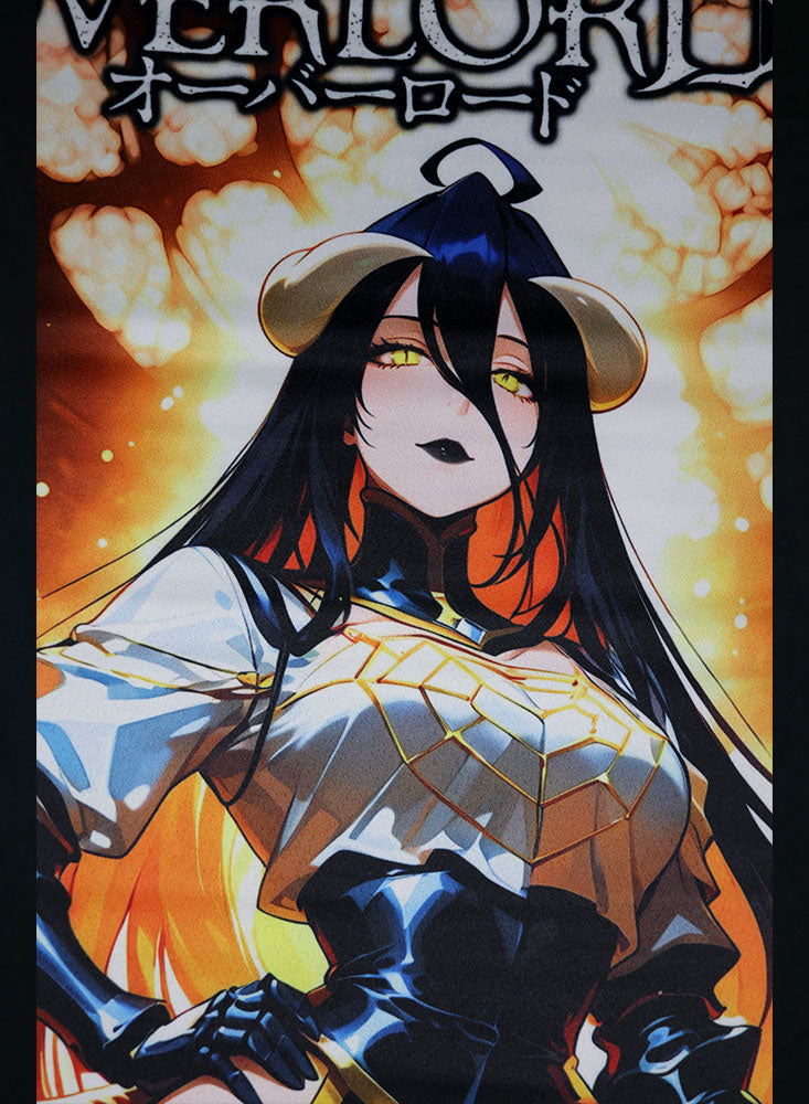 Albedo Wall Scroll002 50x80cm – Overlord Anime Poster | Satin Weave Fabric Scroll