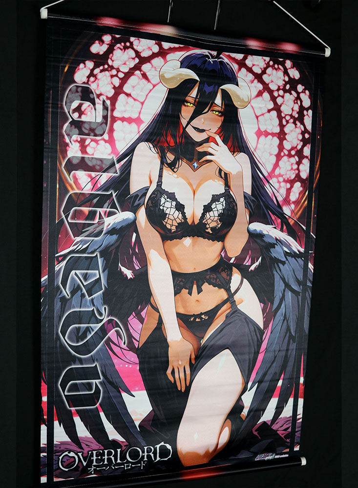 Albedo Wall Scroll003 50x80cm – Overlord Anime Poster | Satin Weave Fabric