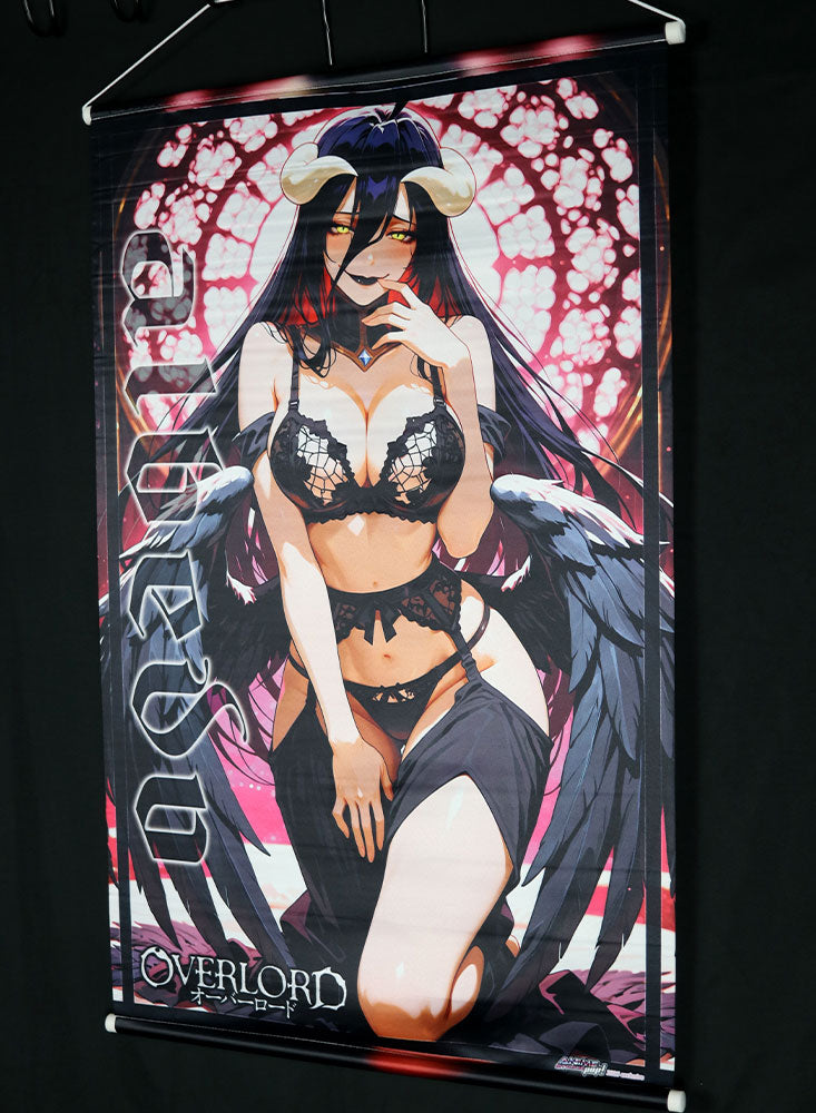 Albedo Wall Scroll003 50x80cm – Overlord Anime Poster | Satin Weave Fabric
