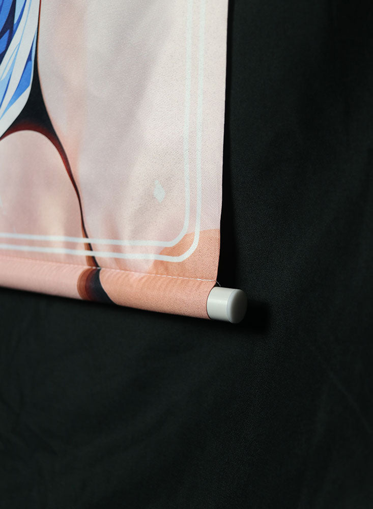 Albedo Wall Scroll001 – Overlord Anime Satin Fabric Poster