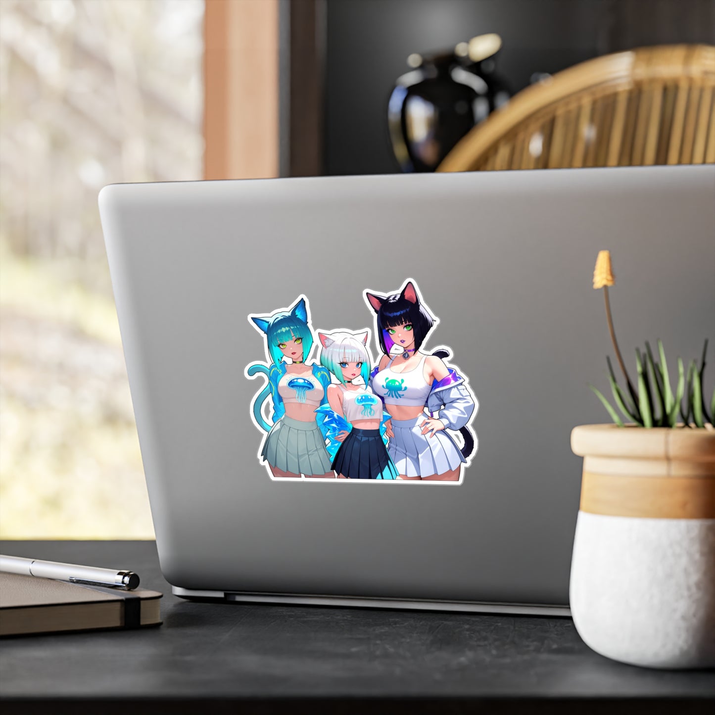 Cat Girls001 - Kiss-Cut Vinyl Decals