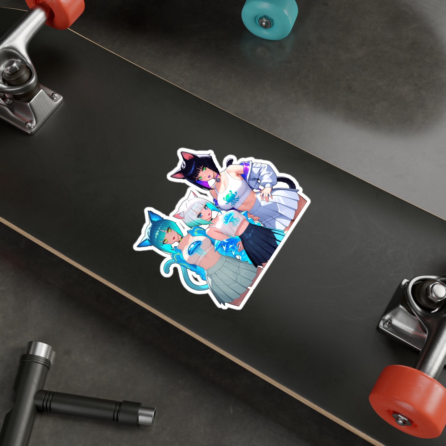 Cat Girls001 - Kiss-Cut Vinyl Decals