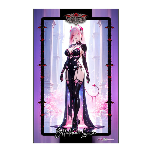 Dark Petals | Belladonna | Wall Scroll 50x80cm Satin Weave | Anime Art Print - AdehnoryGifts