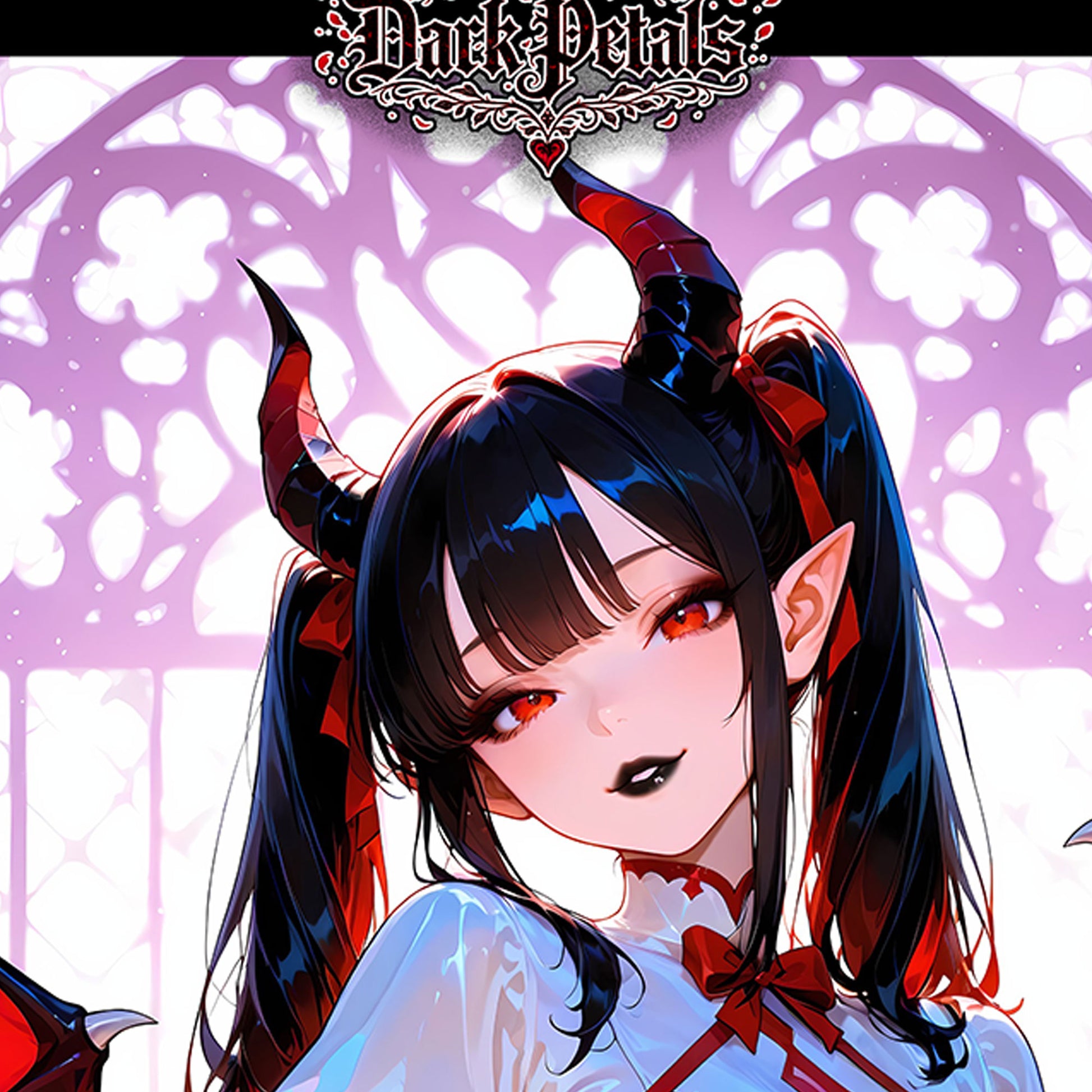 Dark Petals | Lilith | Wall Scroll 50x80cm Satin Weave | Anime Art Print - AdehnoryGifts