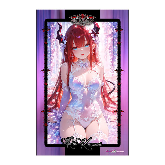 Dark Petals | Rin | Wall Scroll 50x80cm Satin Weave | Anime Art Print - AdehnoryGifts