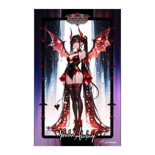 Dark Petals | Yoruha | Wall Scroll 50x80cm Satin Weave | Anime Art Print - AdehnoryGifts