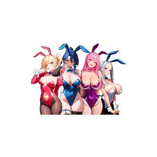 Bunny Girls001 - Kiss-Cut Vinyl Decals