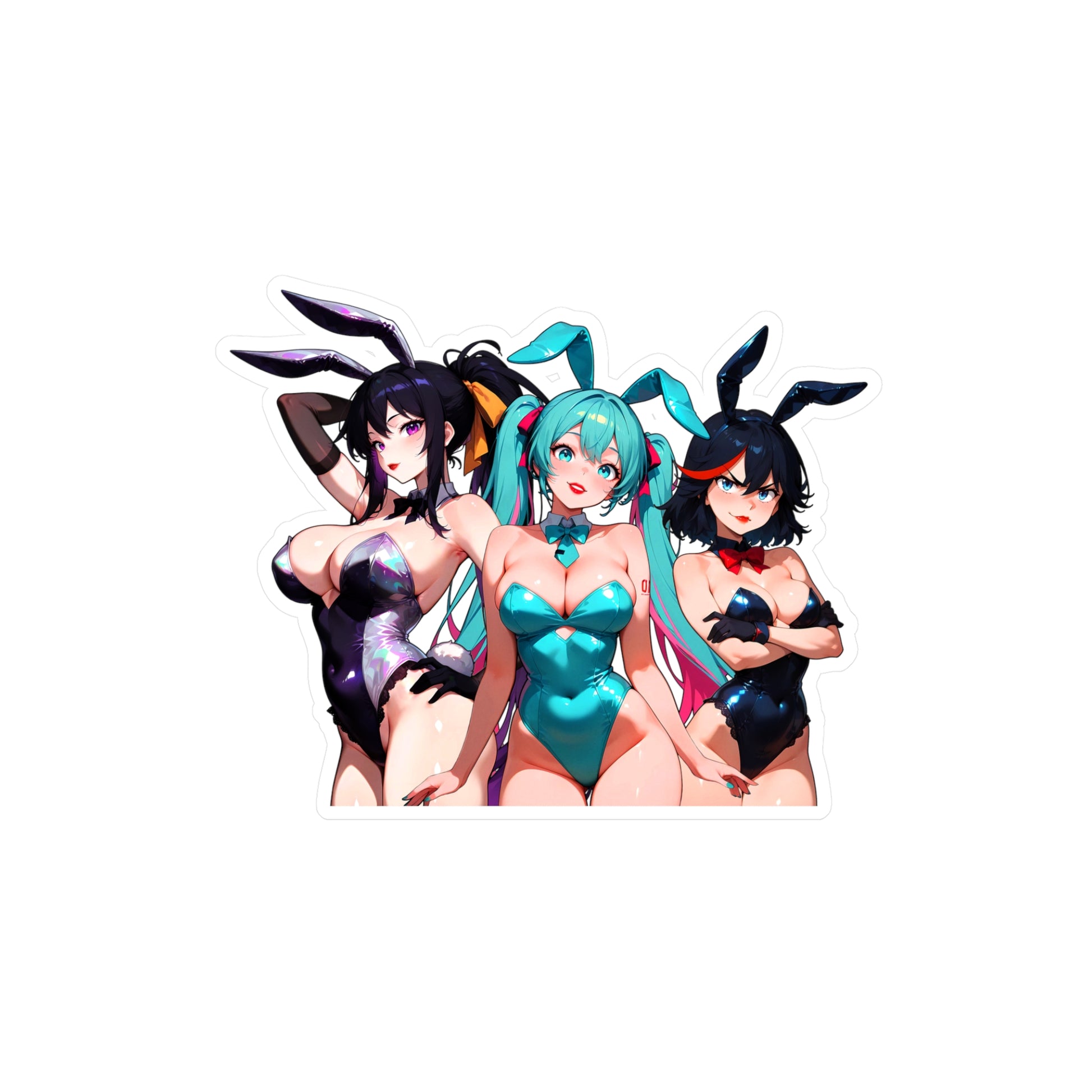 Bunny Girls002 - Kiss-Cut Vinyl Decals - AdehnoryGifts