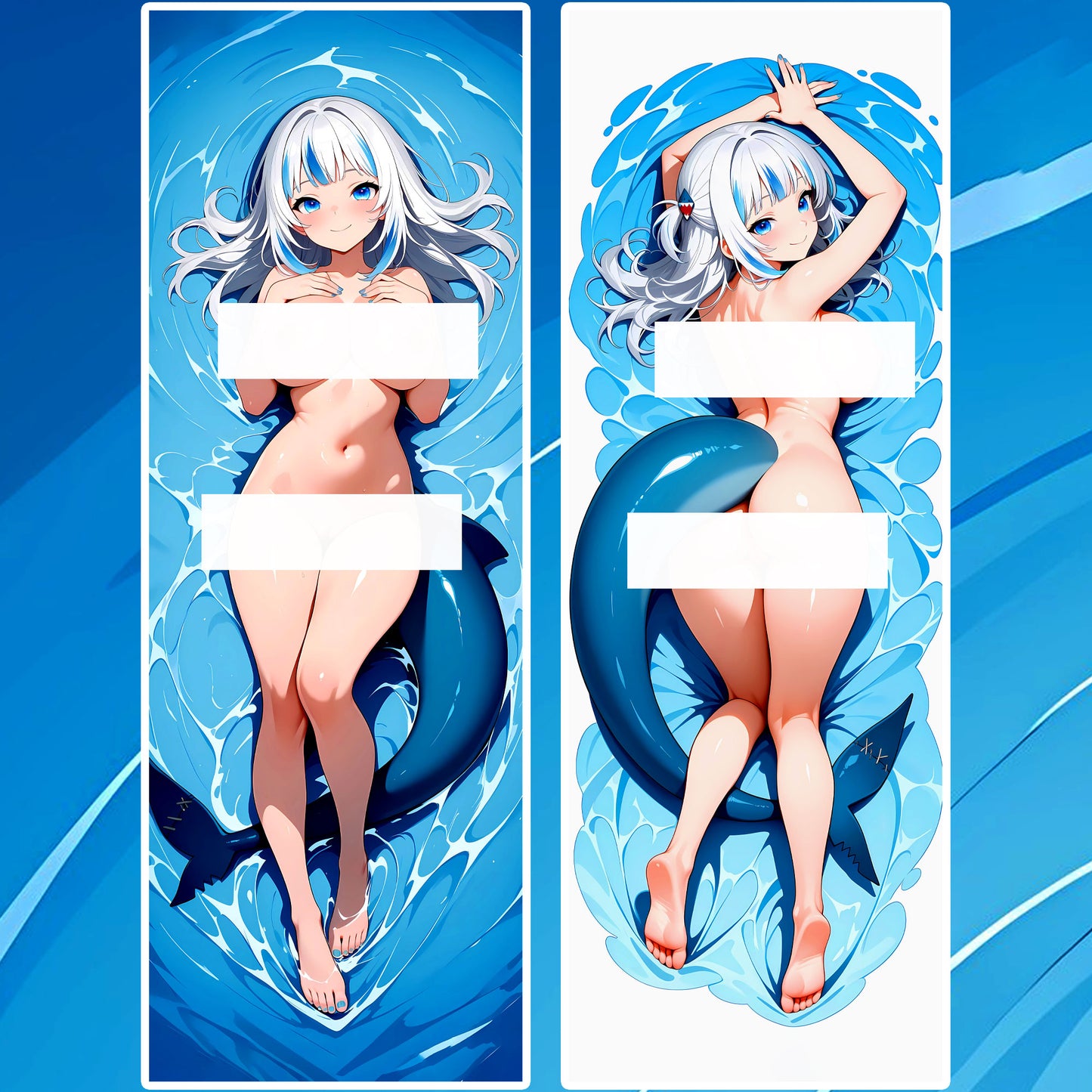 Gawr Gura-R18 NSFW | High School DXD | Anime Dakimakura (Body Pillowcase)