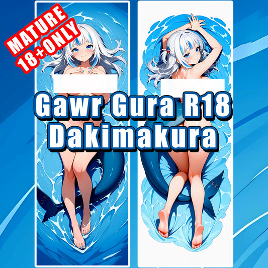Gawr Gura-R18 NSFW | High School DXD | Anime Dakimakura (Body Pillowcase)