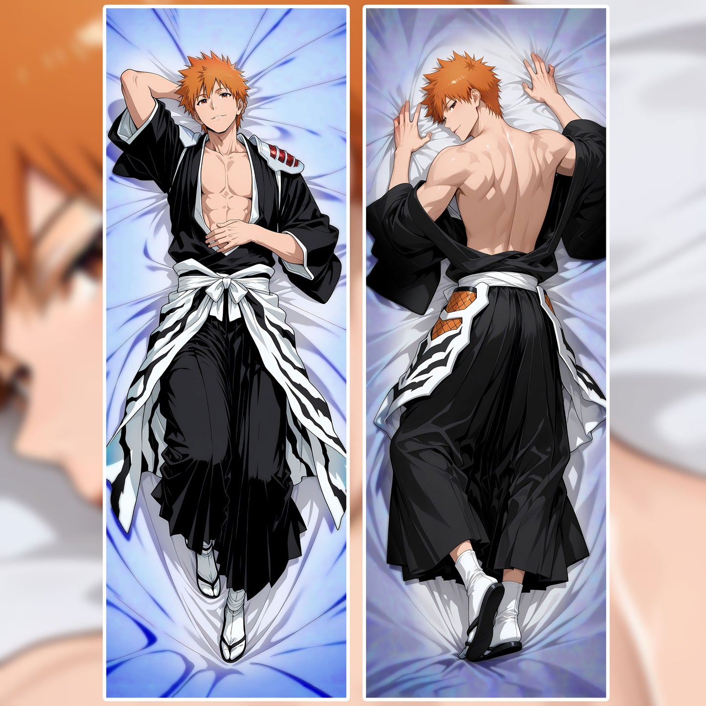 Ichigo Kurosaki | Bleach Husbando Dakimakura (Body Pillowcase)