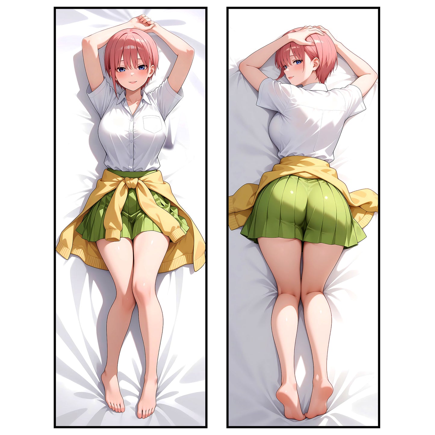 Ichika Nakano Ver001 | Casual Wear Waifu | Quintessential Quintuplets Dakimakura (Body Pillowcase) - AdehnoryGifts
