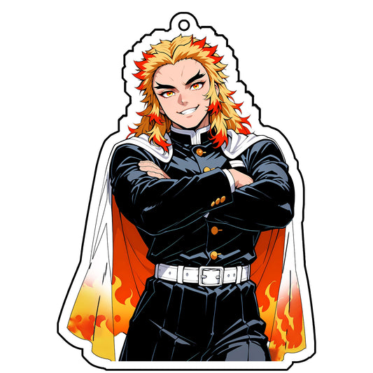 Kyojuro | Demon Slayer - Acrylic Keychain – 3.5” - AdehnoryGifts