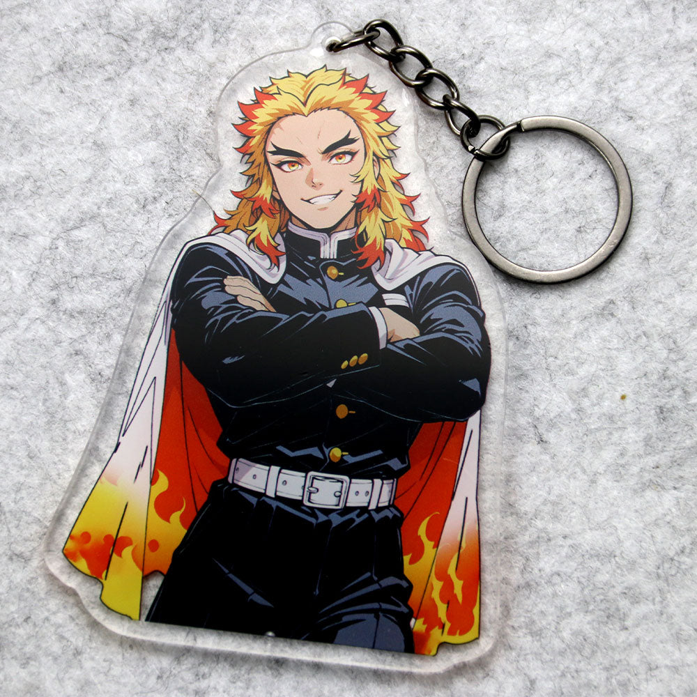 Kyojuro | Demon Slayer - Acrylic Keychain – 3.5” - AdehnoryGifts