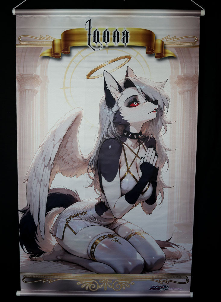 Loona Angel Wall Scroll 50x80cm | Satin Weave Anime Fan Art Print