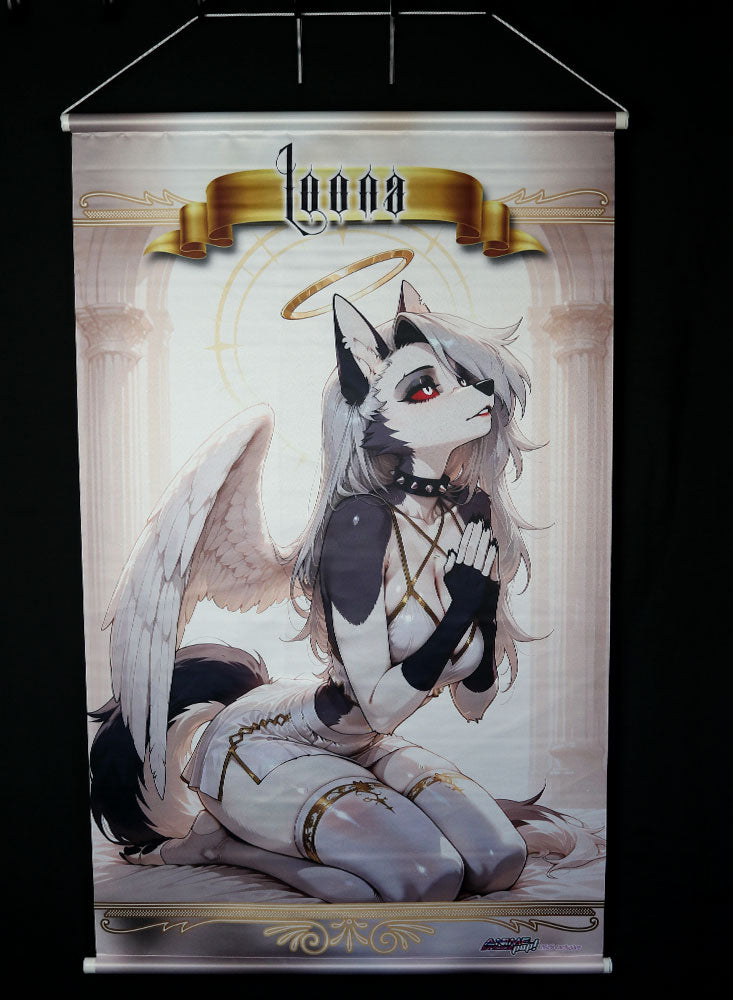 Loona Angel Wall Scroll 50x80cm | Satin Weave Anime Fan Art Print