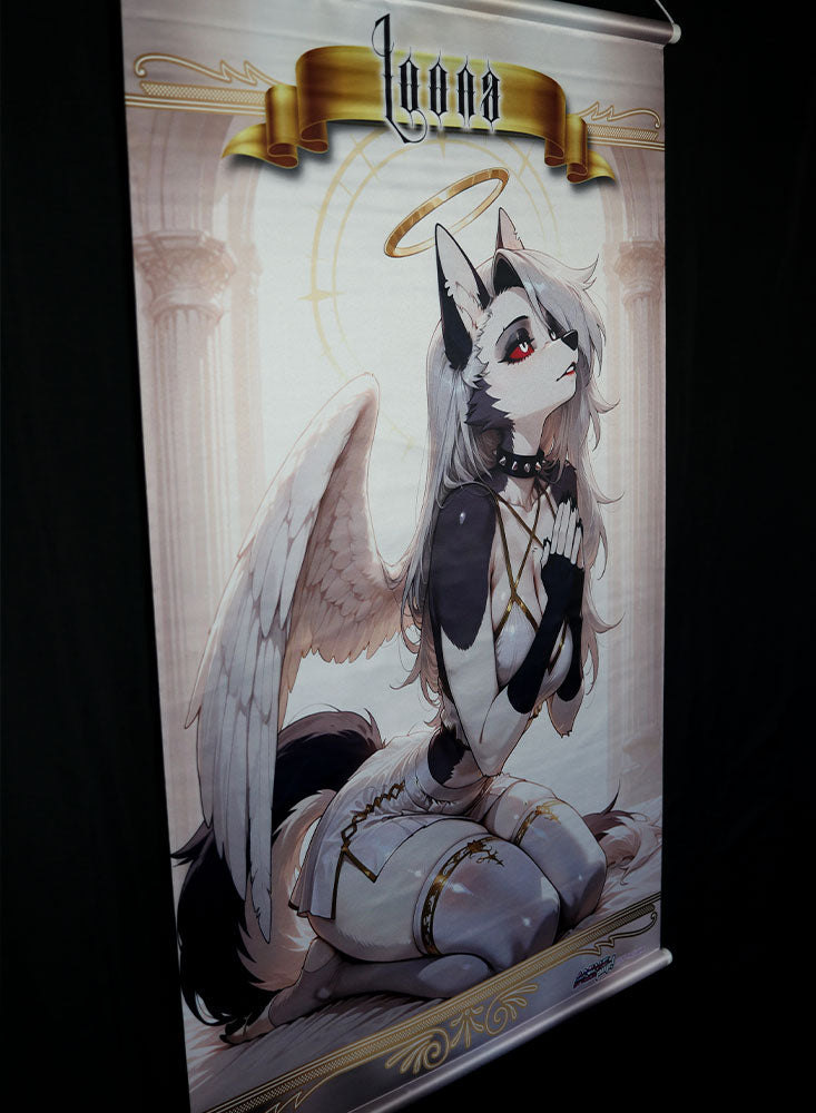 Loona Angel Wall Scroll 50x80cm | Satin Weave Anime Fan Art Print