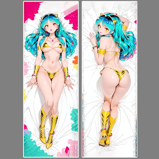 Lum Ver02 | Urusei Yatsura Waifu Dakimakura (Body Pillowcase)
