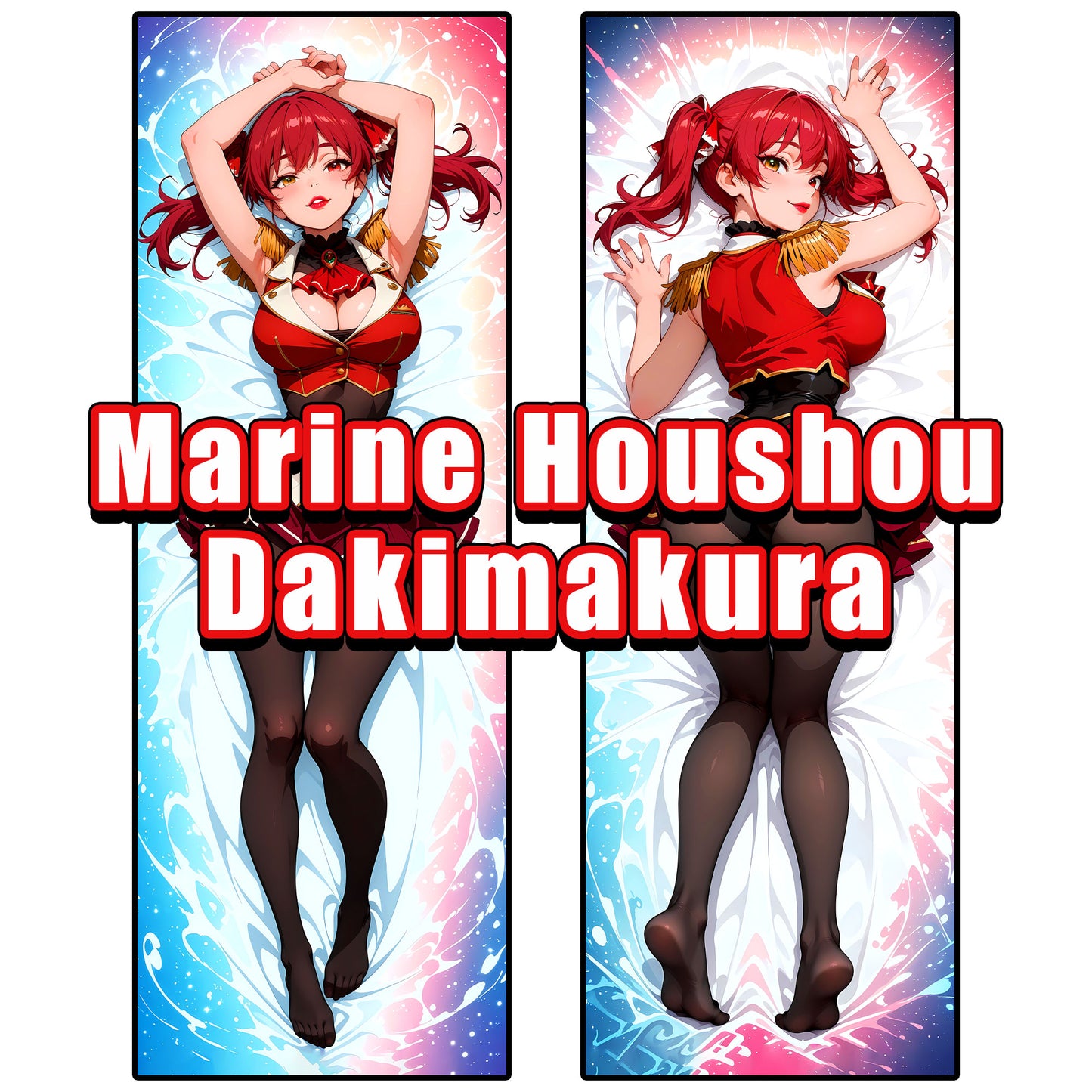 Marine Houshou - Stage Idol Ver - Hololive | Anime Dakimakura (Body Pillowcase) - AdehnoryGifts