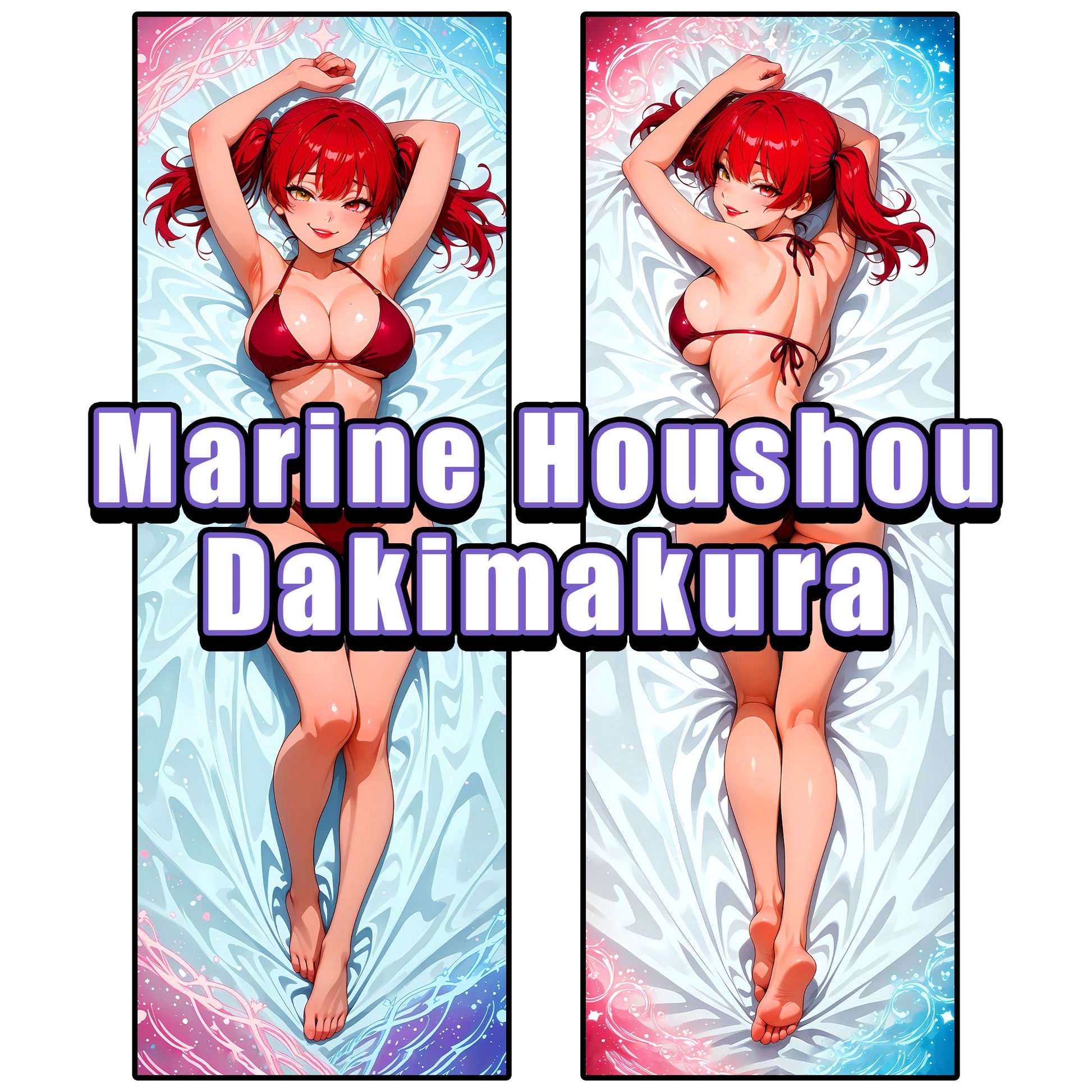 Marine Houshou - Bikini - Hololive VTuber | Anime Dakimakura (Body Pillowcase) - AdehnoryGifts