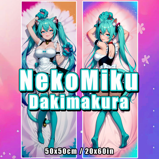 NekoMiku - Hatsune Vocaloid - Body Pillow Cover – Dakimakura