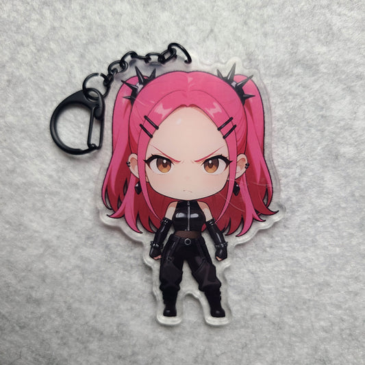 Demon Hunters Mira - Chibi Acrylic Keychain – 3.5” KPOP:
