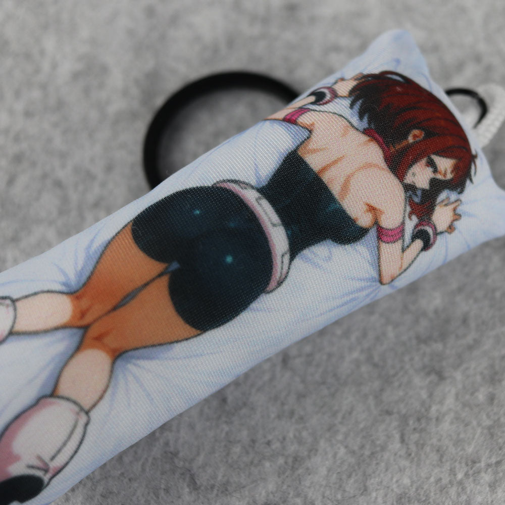 Ochako Uraraka Mini Dakimakura Keychain: Anime Plush Bag Charm