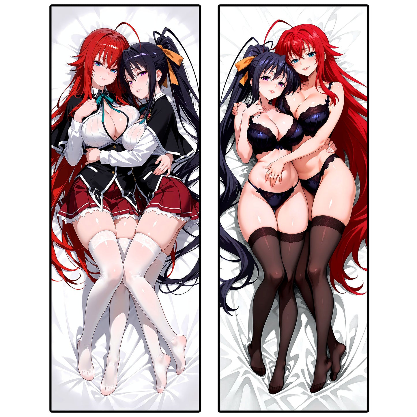 Rias & Akeno | High School DXD | Anime Dakimakura (Body Pillowcase) - AdehnoryGifts