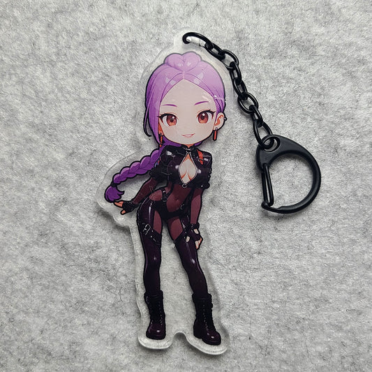 Demon Hunters Rumi - Chibi Acrylic Keychain – 3.5” KPOP: