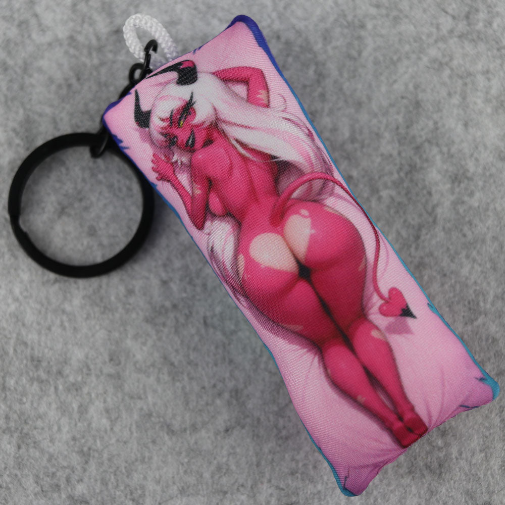Verosika Mayday Mini Dakimakura Keychain: Anime Plush Bag Charm