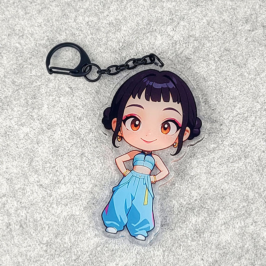 Demon Hunters Zoey - Chibi Acrylic Keychain – 3.5” KPOP: