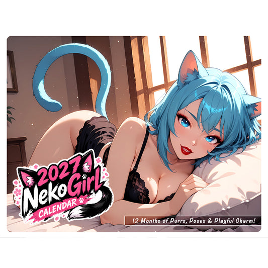 2027 NekoGirl Wall Calendar by AnimeStickiePop