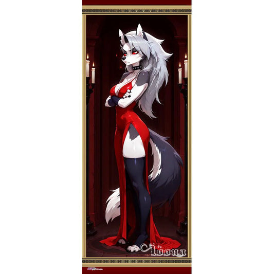 Loona - Long Wall Scroll 50x150cm | Satin Weave Fabric